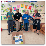 Volunteers at Moody Elementary School