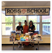 Volunteers at Ross School