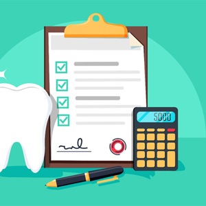 an illustration of a dental insurance form